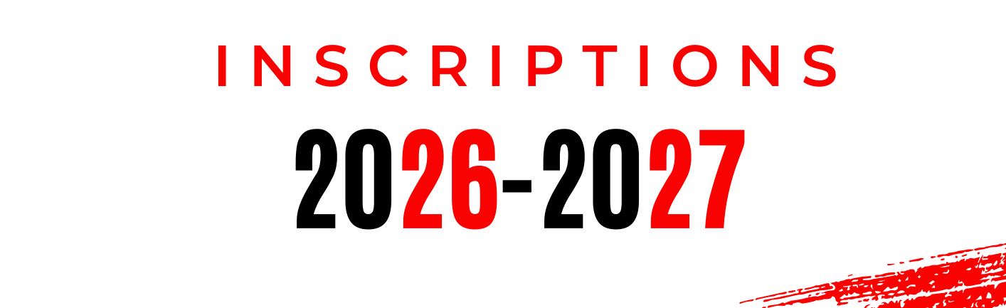 Inscriptions 26/27 : c'est parti !